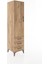 Hyperion Dolap 2 Raflı 3 Çekmeceli Tek Kapaklı 44X44X182 Çam-Çam 2