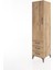 Hyperion Dolap 2 Raflı 3 Çekmeceli Tek Kapaklı 44X44X182 Çam-Çam 3