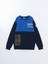 Yeni Sezon Bisiklet Yaka Fenerbahçe Baskılı Erkek Çocuk Sweatshirt 1