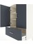Hyperion Dolap 3 Raflı Tek Çekmeceli 2 Kapaklı 88X44X134 Aytaşı-Antrasit 5