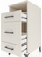 Kronos Komodin Tek Raflı 3 Çekmeceli 44X59X96 Aytaşı-Aytaşı 5