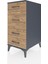 Kronos Komodin 4 Çekmeceli 44X59X96 Antrasit-Çam 3