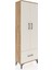 Arges Dolap 4 Raflı Tek Çekmeceli 2 Kapaklı 60X30X182 Çam-Aytaşı 2