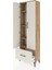Arges Dolap 4 Raflı Tek Çekmeceli 2 Kapaklı 60X30X182 Çam-Aytaşı 4