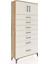 Arges Dolap Tek Raflı 7 Çekmeceli 2 Kapaklı 88X30X182 Çam-Aytaşı 2