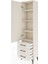 Arges Dolap 4 Raflı 3 Çekmeceli Tek Kapaklı 44X30X182 Aytaşı-Aytaşı 4