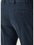 Lacivert Pilili Chino Pantolon 5