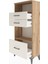 Arges Dolap 2 Raflı 3 Çekmeceli 60X30X134 Çam-Aytaşı 4