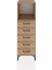 Hyperion Dolap Tek Raflı 5 Çekmeceli 44X44X134 Çam-Çam 1