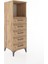 Hyperion Dolap Tek Raflı 5 Çekmeceli 44X44X134 Çam-Çam 2