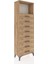 Arges Dolap Tek Raflı 8 Çekmeceli 60X30X182 Çam-Çam 2