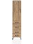 Hyperion Dolap 3 Raflı 4 Çekmeceli Tek Kapaklı 44X44X195 Aytaşı-Çam 1