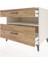 Kronos Şifonyer Tek Raflı 2 Çekmeceli 88X59X80 Aytaşı-Çam 4