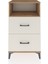 Hyperion Komodin Tek Raflı 2 Çekmeceli 60X44X106 Çam-Aytaşı 1