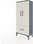 Hyperion Dolap 2 Raflı Tek Çekmeceli 2 Kapaklı 60X44X134 Antrasit-Aytaşı 3