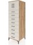 Kronos Dolap Tek Raflı 8 Çekmeceli 2 Kapaklı 60X59X182 Çam-Aytaşı 3