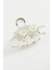 Yaprak Inci Taşlı Metal Mandal Toka 4,5 cm 1