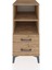 Kronos Komodin 2 Raflı 2 Çekmeceli 44X59X96 Çam-Çam 1