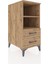 Kronos Komodin 2 Raflı 2 Çekmeceli 44X59X96 Çam-Çam 2