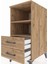 Kronos Komodin 2 Raflı 2 Çekmeceli 44X59X96 Çam-Çam 5