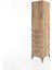 Hyperion Dolap 2 Raflı 4 Çekmeceli Tek Kapaklı 44X44X182 Çam-Çam 3