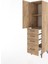 Hyperion Dolap 2 Raflı 4 Çekmeceli Tek Kapaklı 44X44X182 Çam-Çam 4