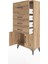 Arges Dolap 4 Çekmeceli 2 Kapaklı 60X30X134 Çam-Çam 4