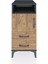 Kronos Komodin 2 Raflı 2 Çekmeceli Tek Kapaklı 44X59X96 Antrasit-Çam 1