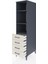 Kronos Dolap 3 Raflı 4 Çekmeceli 44X59X182 Antrasit-Aytaşı 4