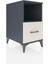 Kronos Komodin Tek Raflı Tek Çekmeceli 44X59X80 Antrasit-Aytaşı 2