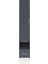 Hyperion Dolap 6 Raflı Tek Çekmeceli Tek Kapaklı 44X44X243 Antrasit-Antrasit 1