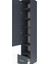 Hyperion Dolap 6 Raflı Tek Çekmeceli Tek Kapaklı 44X44X243 Antrasit-Antrasit 5