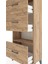 Hyperion Dolap Tek Raflı 3 Çekmeceli 60X44X134 Çam-Çam 5