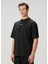 Siyah Logo Nakışlı T-Shirt 3