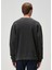 Antrasit Köpek Figürlü Oversized Sweatshirt 6
