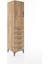 Hyperion Dolap 2 Raflı 5 Çekmeceli Tek Kapaklı 44X44X182 Çam-Çam 2