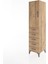 Hyperion Dolap 2 Raflı 5 Çekmeceli Tek Kapaklı 44X44X182 Çam-Çam 3