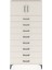 Arges Dolap Tek Raflı 8 Çekmeceli 2 Kapaklı 88X30X182 Aytaşı-Aytaşı 1