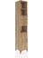 Hyperion Dolap 4 Raflı 3 Çekmeceli Tek Kapaklı 44X44X243 Çam-Çam 2
