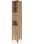 Hyperion Dolap 4 Raflı 3 Çekmeceli Tek Kapaklı 44X44X243 Çam-Çam 3