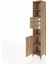 Hyperion Dolap 4 Raflı 3 Çekmeceli Tek Kapaklı 44X44X243 Çam-Çam 4
