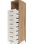 Kronos Dolap Tek Raflı 8 Çekmeceli 44X59X182 Çam-Aytaşı 5