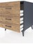 Kronos Komodin 3 Çekmeceli 60X59X80 Antrasit-Çam 4