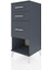 Hyperion Komodin 3 Çekmeceli 44X44X106 Antrasit-Antrasit 3