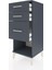 Hyperion Komodin 3 Çekmeceli 44X44X106 Antrasit-Antrasit 4