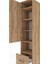 Hyperion Dolap 5 Raflı Tek Çekmeceli Tek Kapaklı 44X44X195 Çam-Çam 5