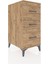 Kronos Komodin 3 Çekmeceli 44X59X96 Çam-Çam 2