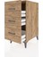 Kronos Komodin 3 Çekmeceli 44X59X96 Çam-Çam 4