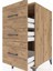 Kronos Komodin 3 Çekmeceli 44X59X96 Çam-Çam 5