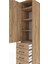Hyperion Dolap 4 Raflı 4 Çekmeceli Tek Kapaklı 44X44X195 Çam-Çam 5
